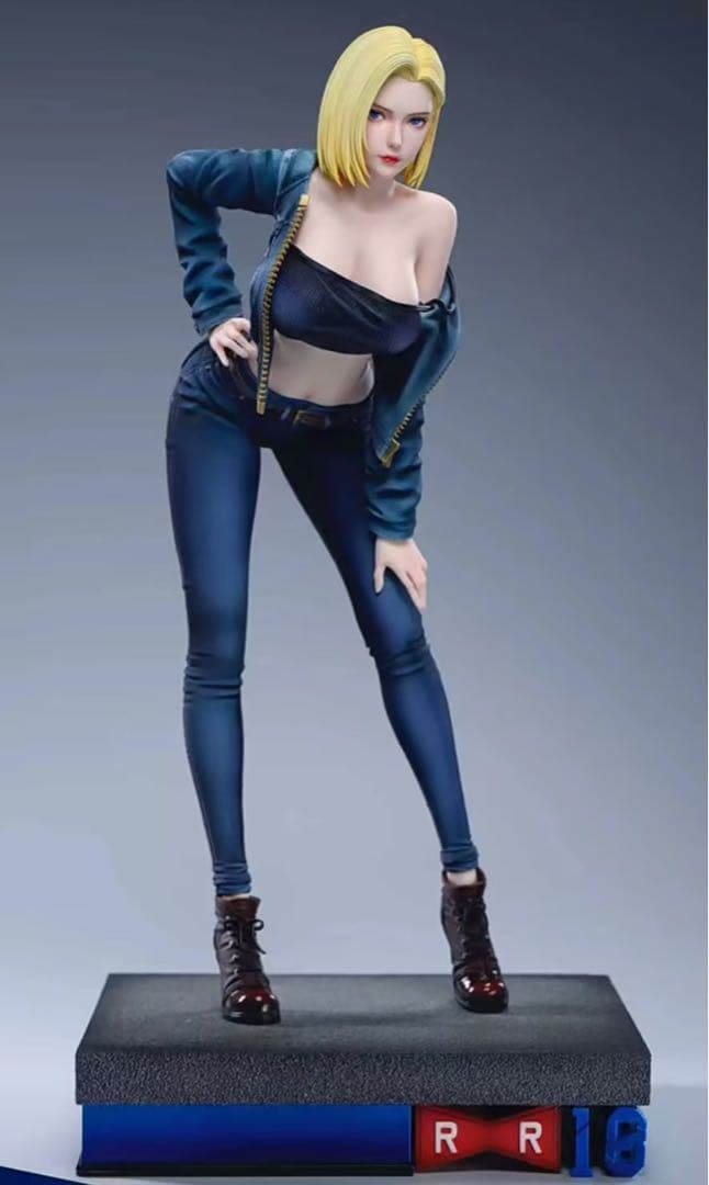 ドラゴンボール 人造人間18号 ガレキ ガレージキット スタチューX②