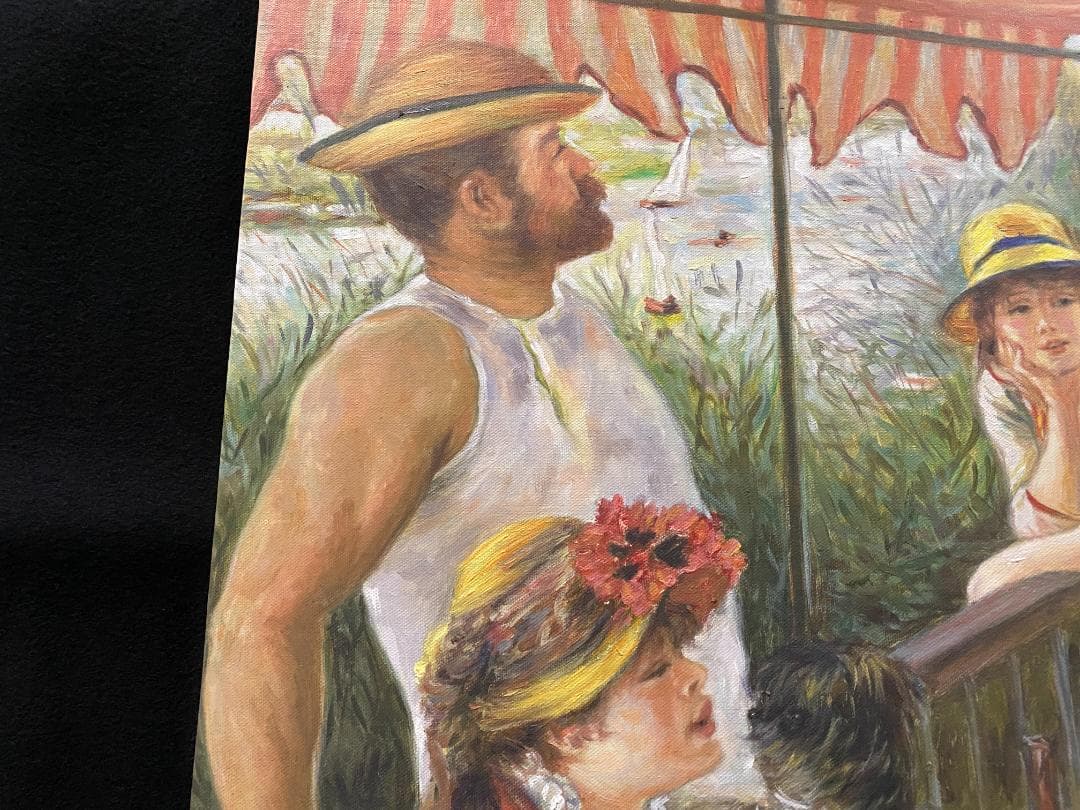 ピエール＝オーギュスト・ルノワール『舟遊びをする人々』手書き　模写　複製画①