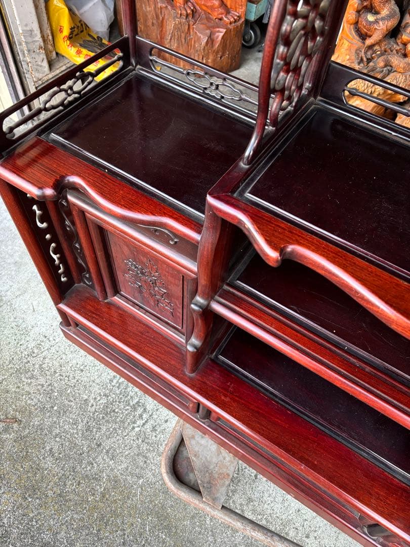 高級 茶棚 唐木家具 茶道具 和家具 岐阜県揖斐郡池田町