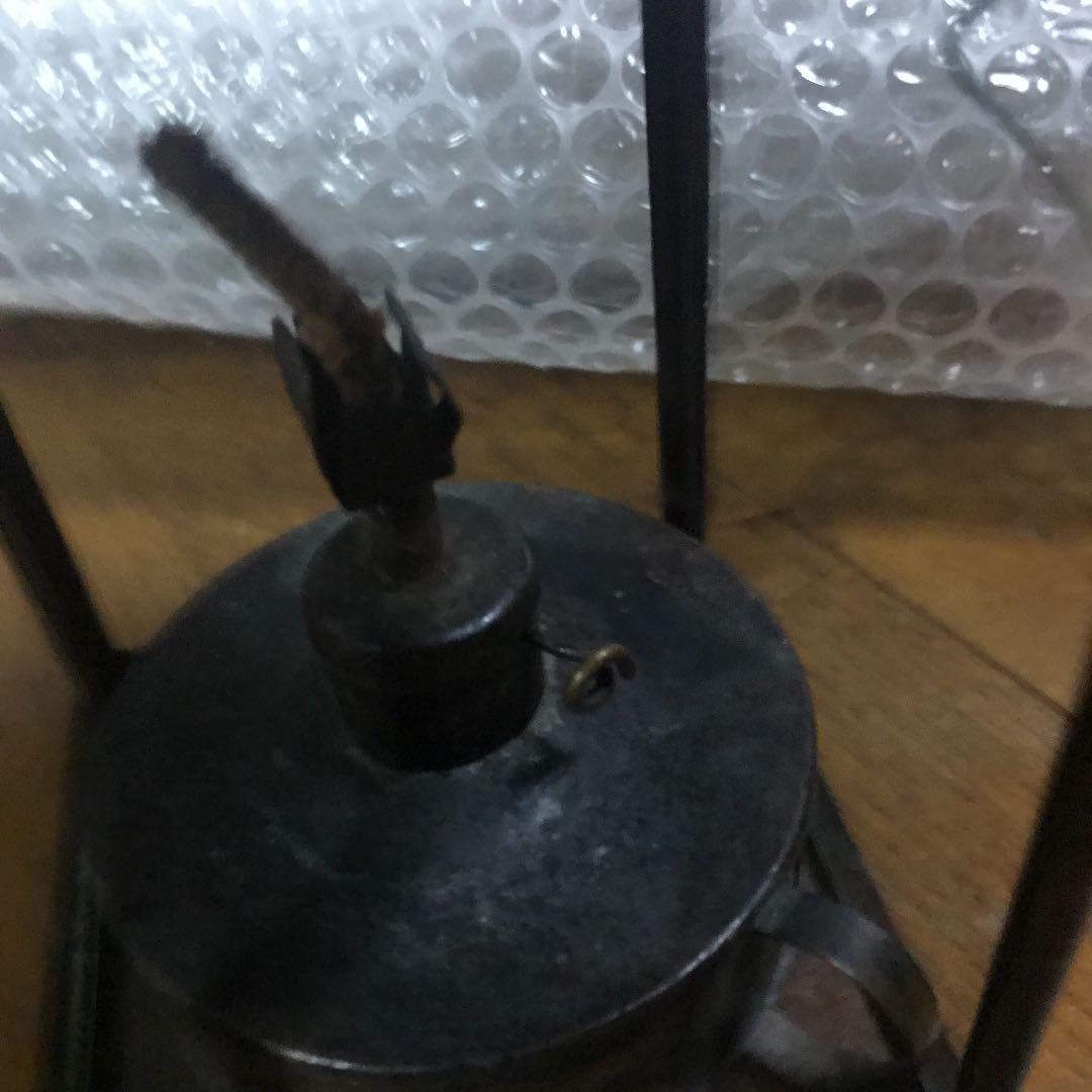 貴重　煙突ランプ　大正時代から昭和初期　鉄製