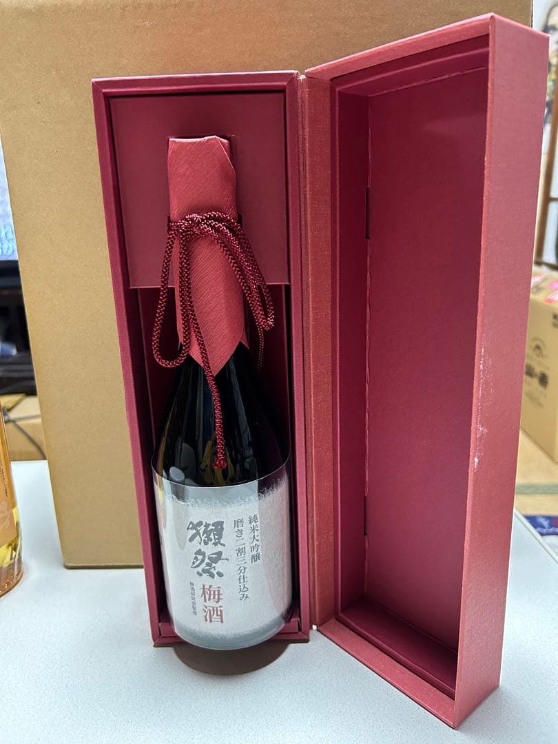 獺祭梅酒、純米大吟醸、磨き二割三分仕込みと魔王の梅酒