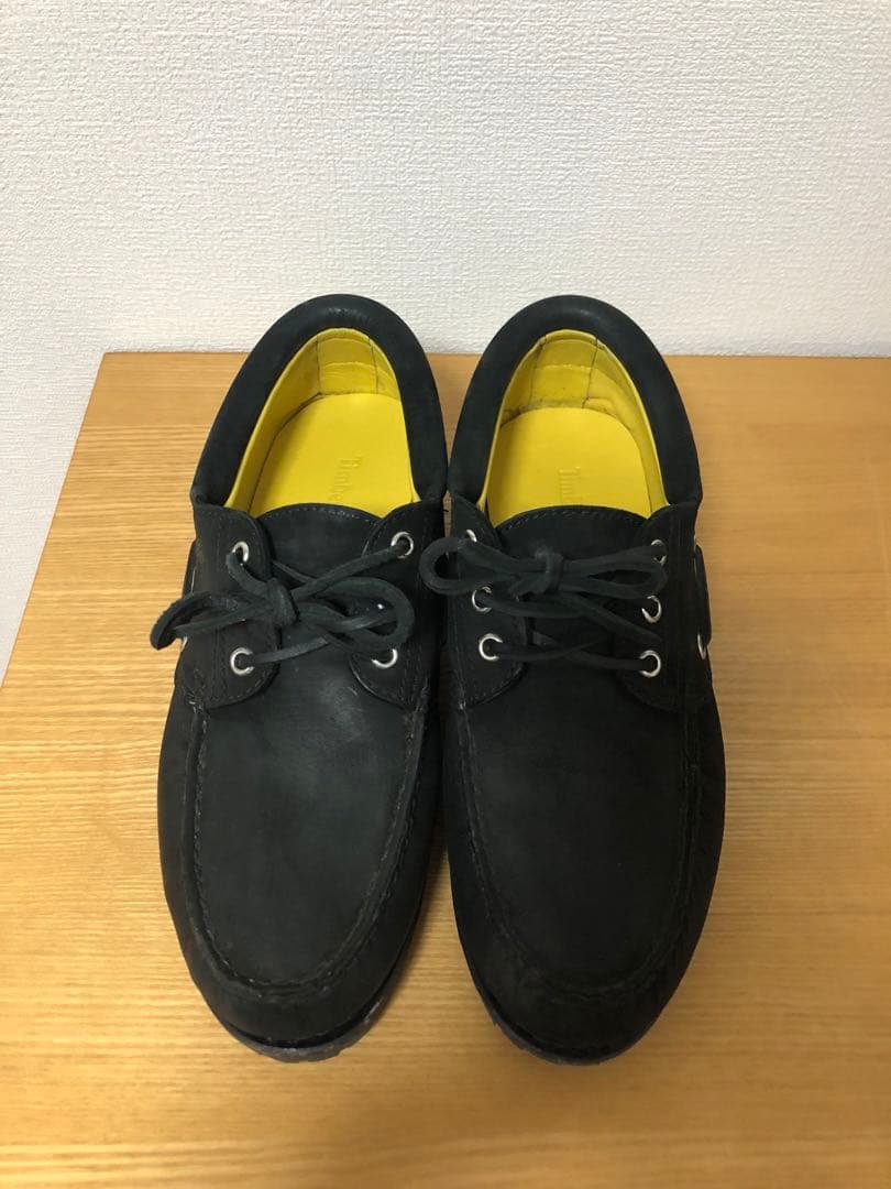 ティンバーランド　3アイレット　黒 ヌバック　26cm