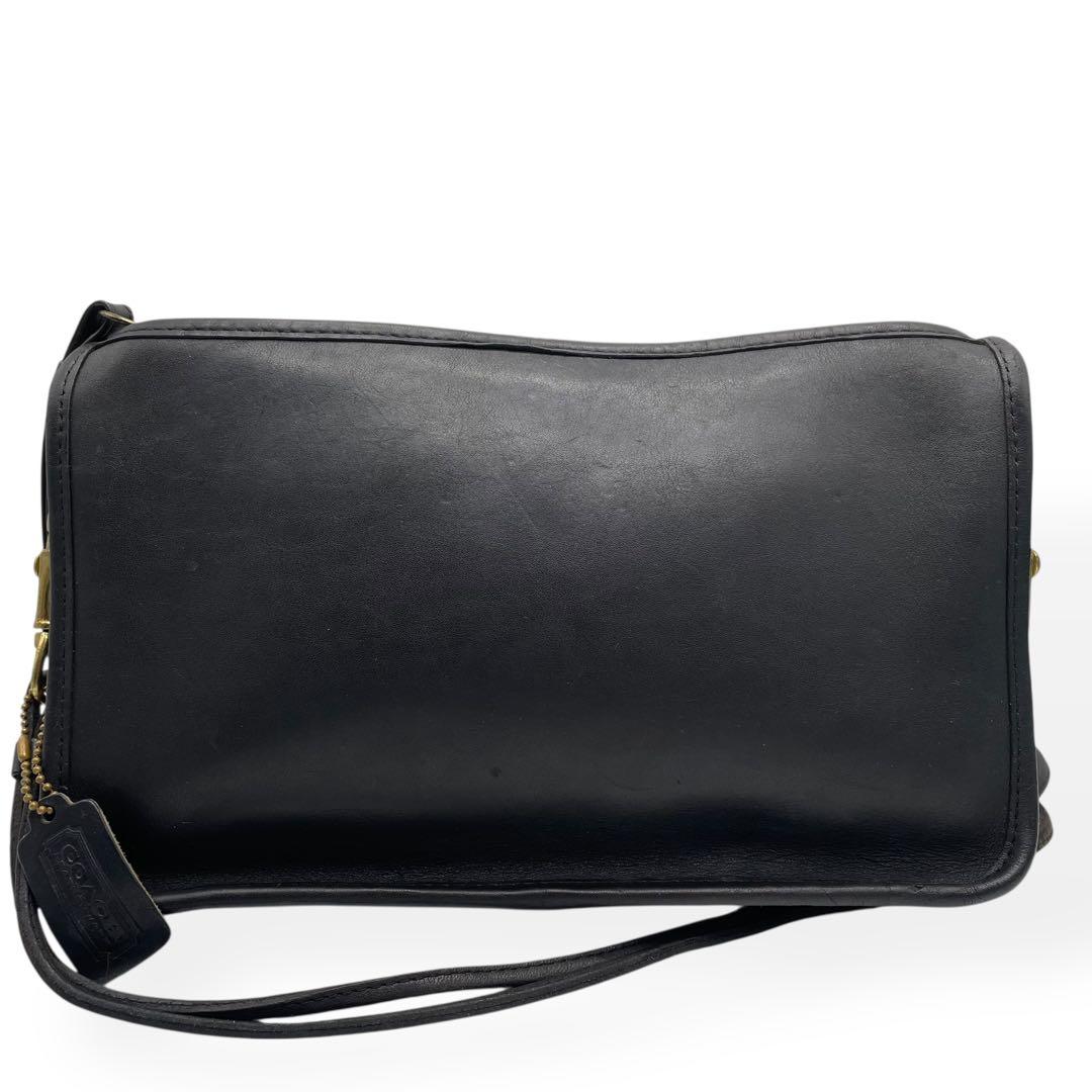 良品　希少　COACH オールドコーチ　2way ショルダーバッグ　USA製　黒
