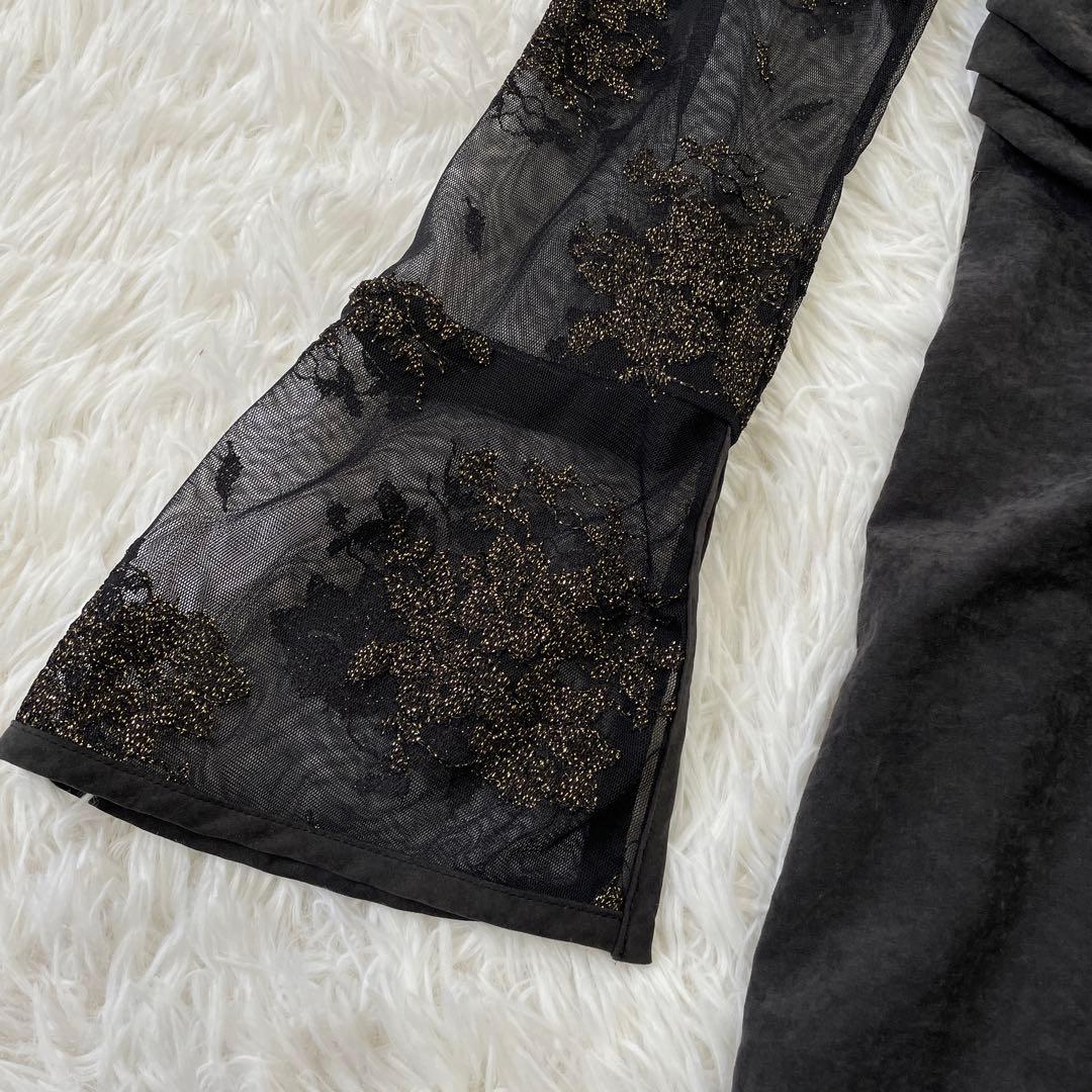 【美品】Ameri FLOWER LACE DRESS インナーキャミ欠品 M