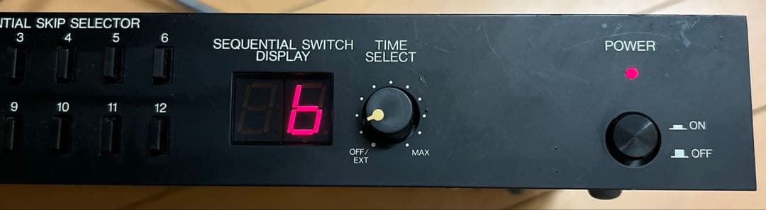 【希少】TOA CC-3121Bシーケンシャルスキップセレクター
