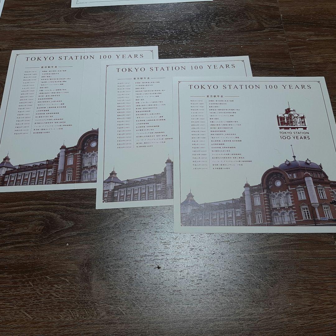 東京駅開業100周年記念Suica 3枚セット 残高0円 台紙付き