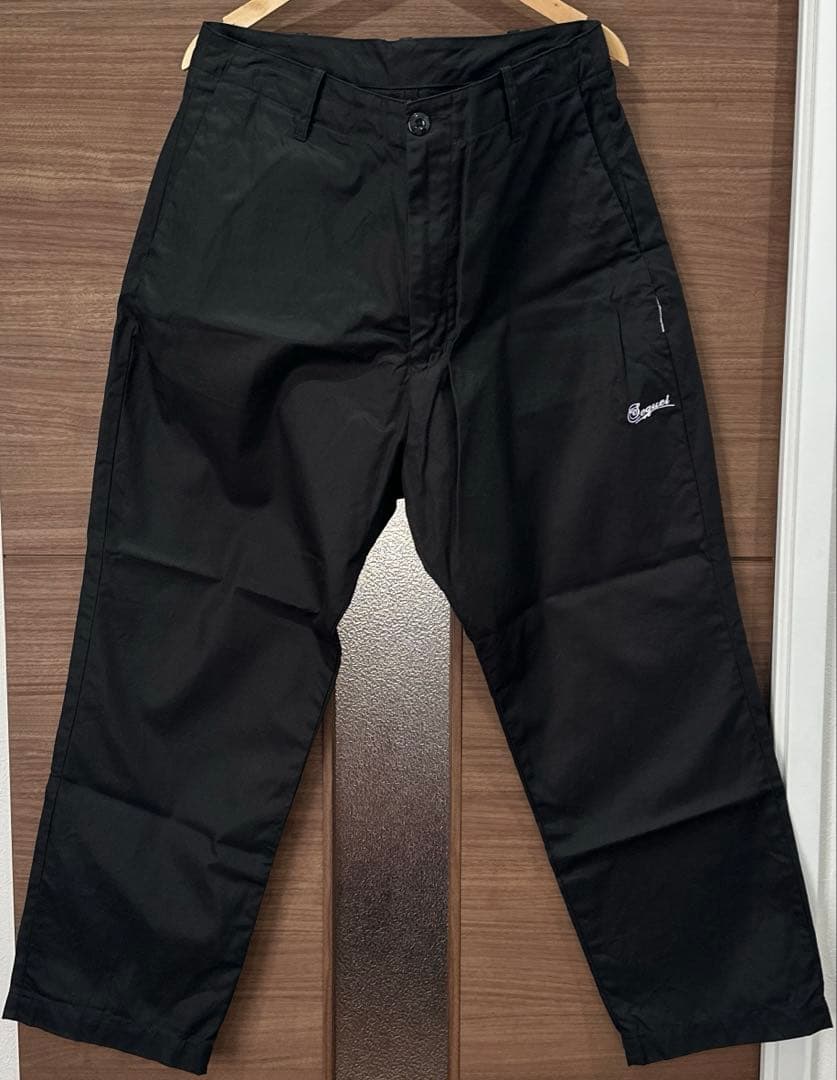 24SS SEQUEL CHINO PANTS TYPE-XF黒シークエルXL