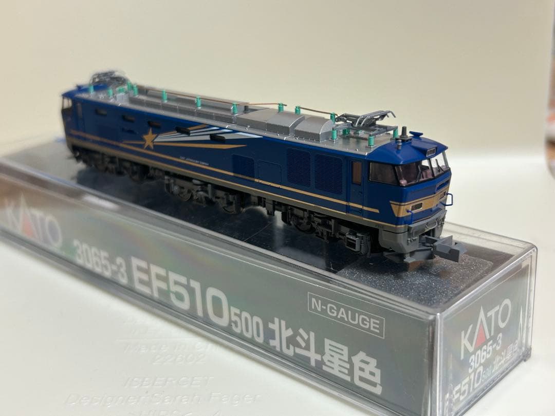 鉄道模型　Nゲージ　KATO 3065-3 EF510 北斗星色