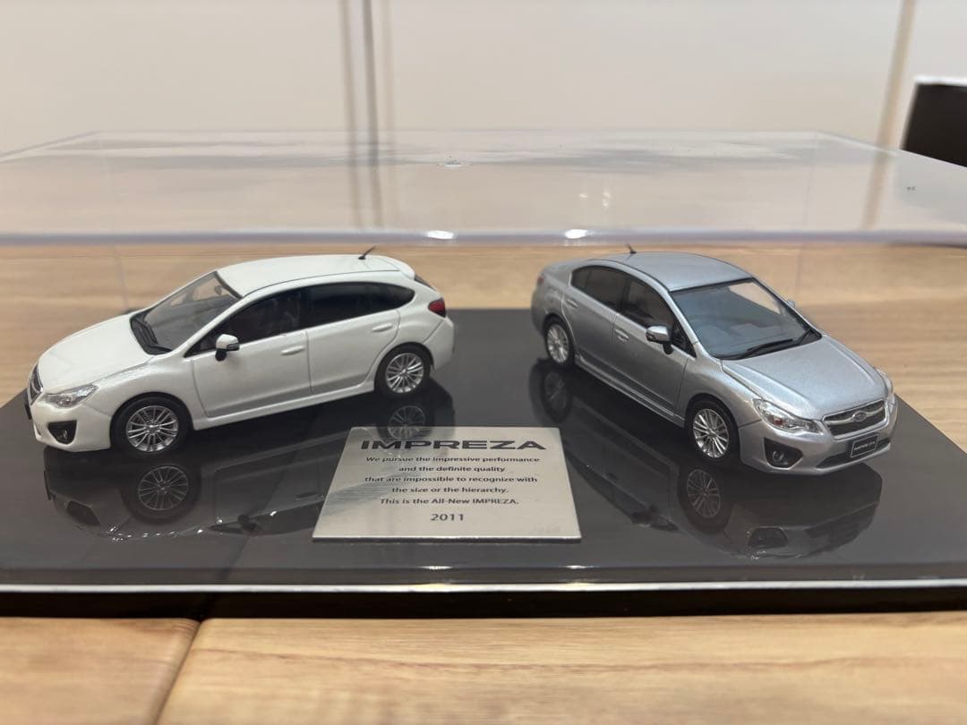 非売品　SUBARU 成約記念品 スバルインプレッサ　1/43 ミニカー