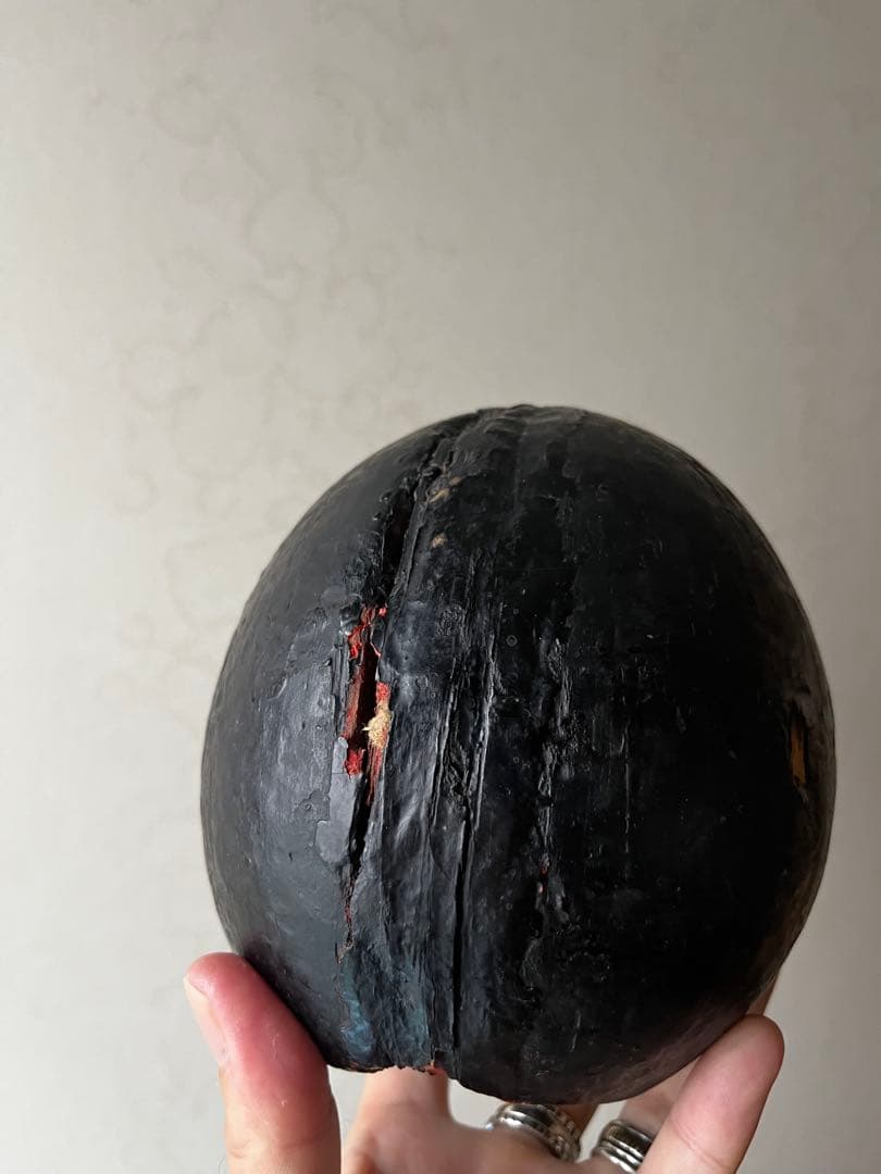 達磨　木型　張子の木型　だるま　高崎だるま　骨董　民藝　時代は明治から昭和