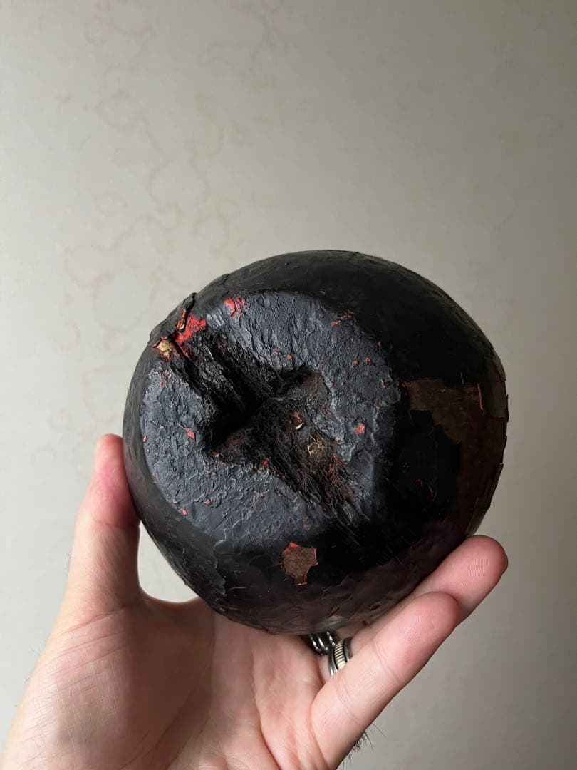 達磨　木型　張子の木型　だるま　高崎だるま　骨董　民藝　時代は明治から昭和