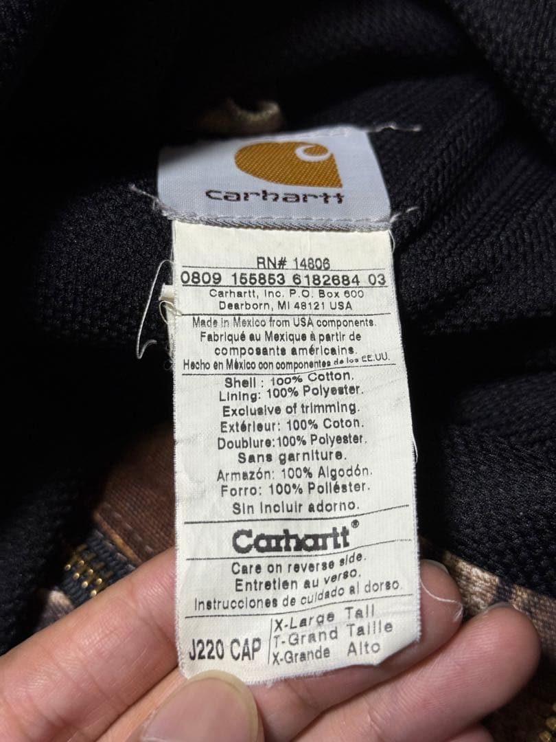 ‼️ USA製 カーハート アクティブジャケット リアルツリー