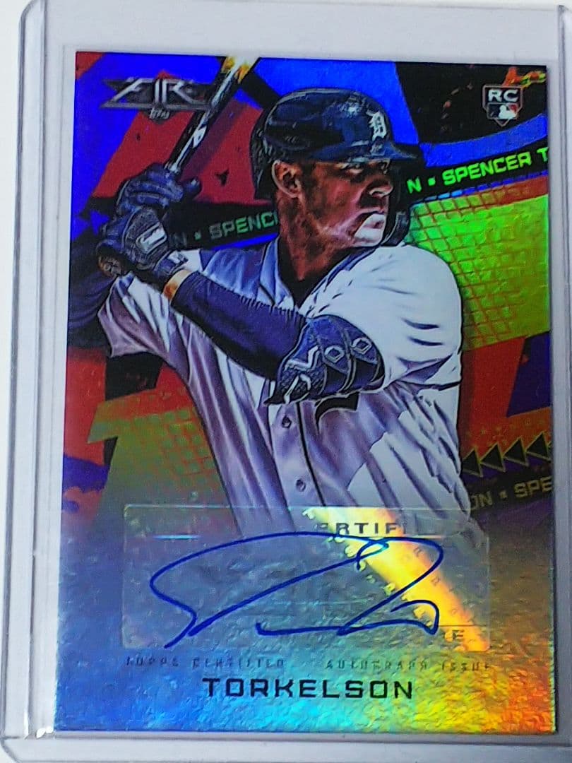 RC スペンサー・トーケルソン 直筆サイン 50シリ topps FIRE