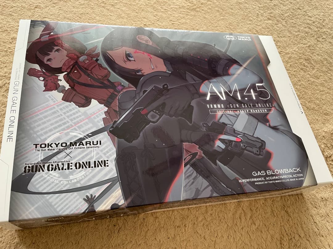 【セール中】東京マルイ AM.45 ガスブローバックガン　GGOコラボモデル
