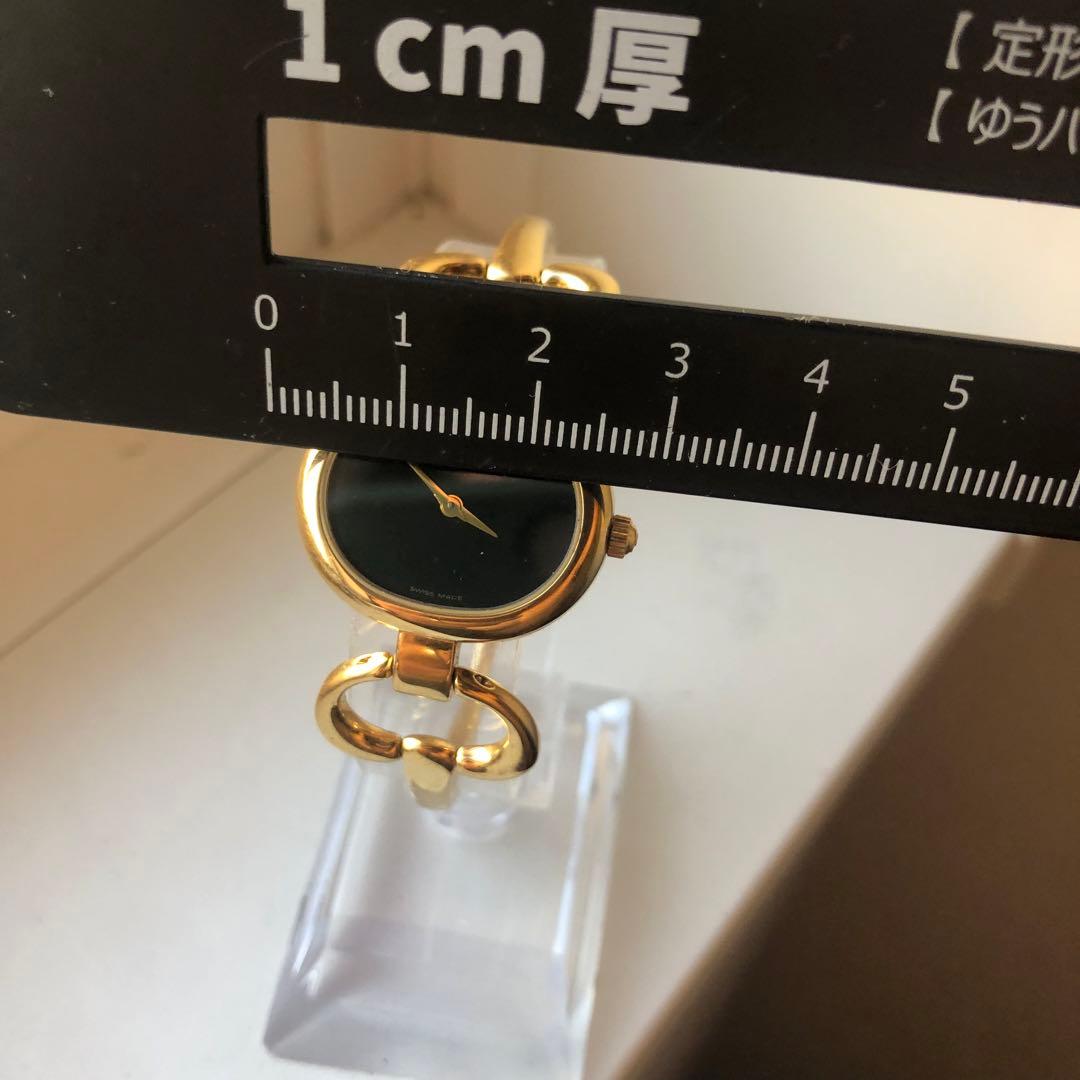 GUCCI 1600 電池新品　ゴールド 腕時計 チェーンリンクデザイン