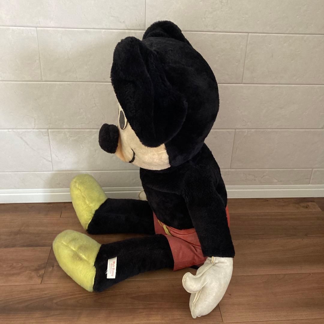 ミッキーマウス　ビッグぬいぐるみ　ヴィンテージ　レア