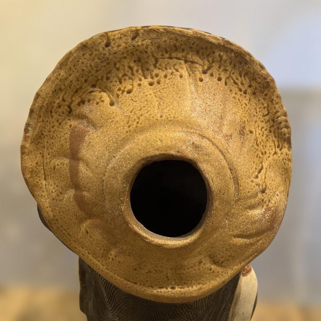 【 縁起物 】 信楽焼／たぬきの置物／他抜き／昭和レトロ／