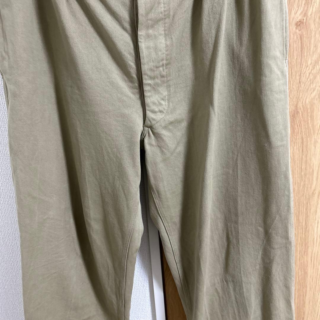 フランス軍 M52 チノパン 後期型 2タック サイズ35 美品 デットストック