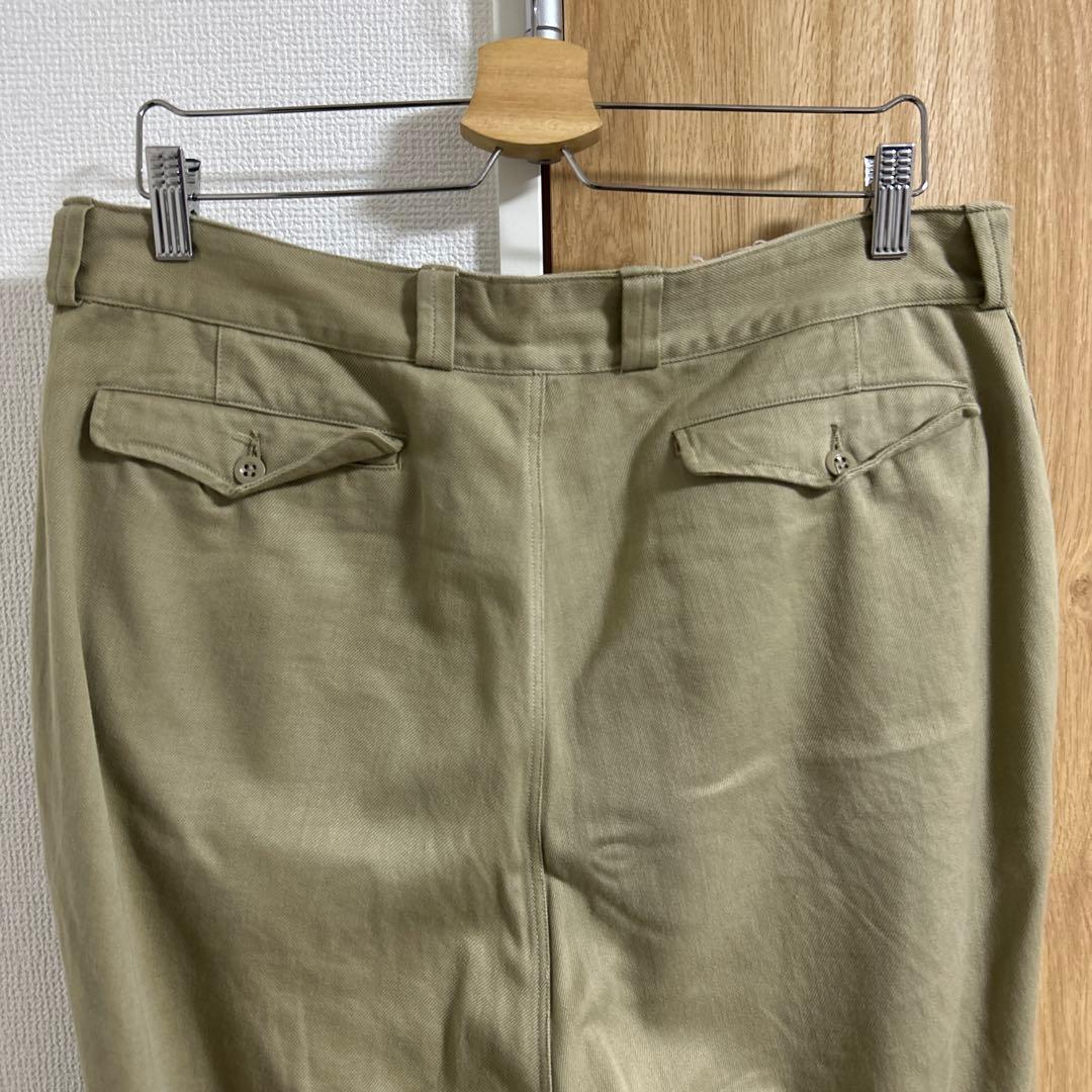 フランス軍 M52 チノパン 後期型 2タック サイズ35 美品 デットストック
