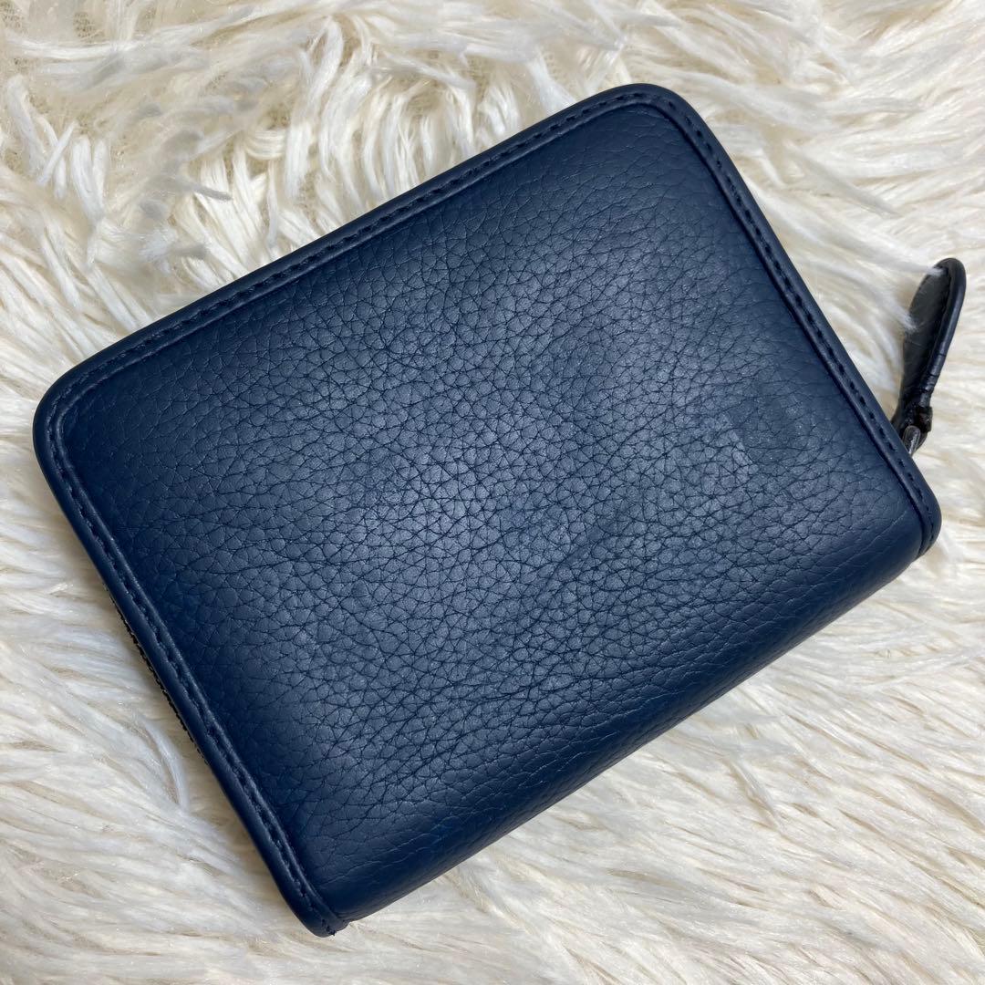 【良品】 LOEWE アナグラム ケース カードケース ラウンドジップ