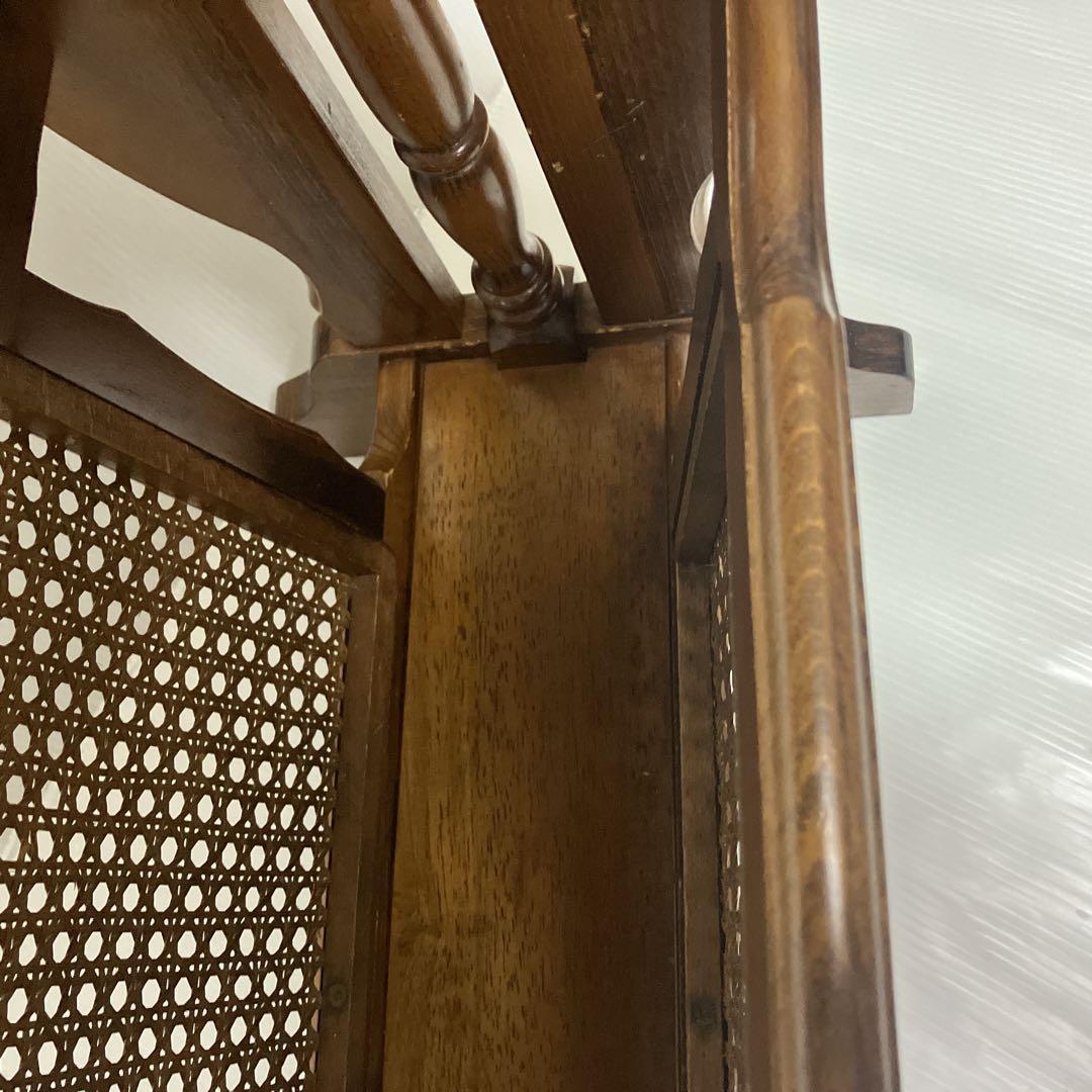 カリモク　karimoku コロニアル サイドテーブル マガジンラック付き