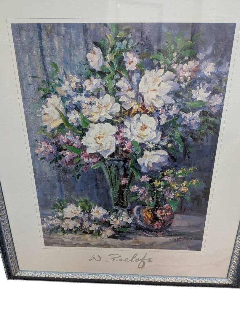 W. Roelofs 水彩画 花束