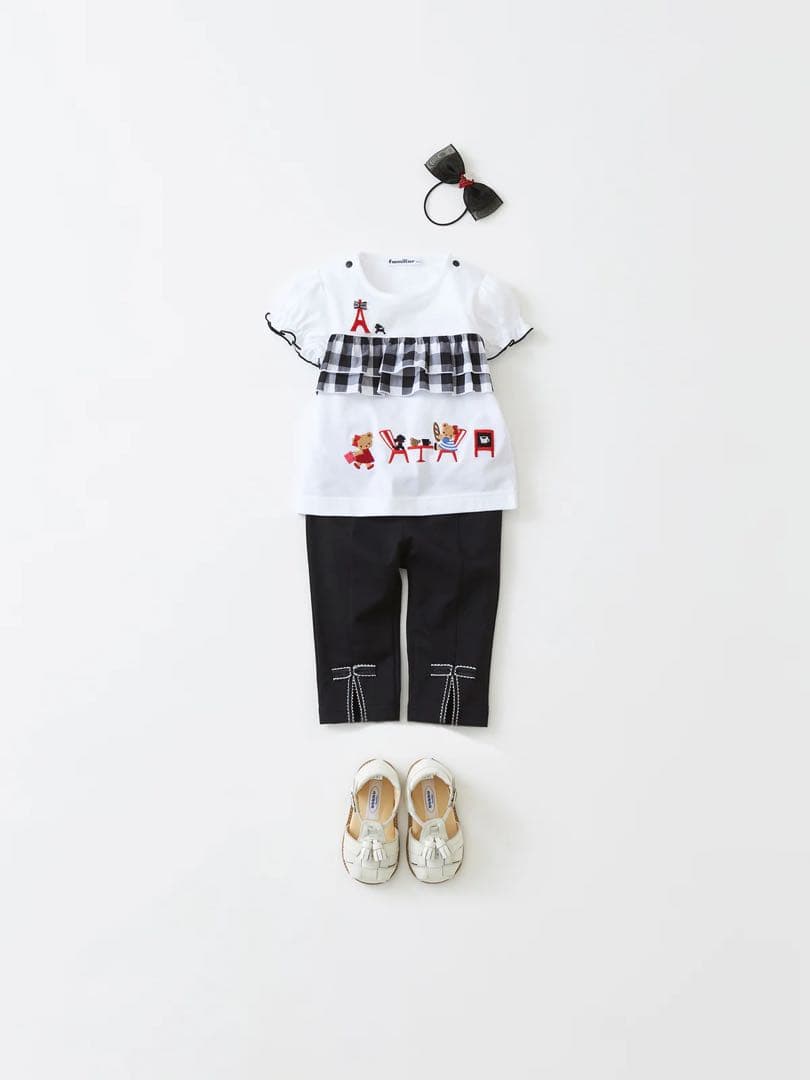 familiar Tシャツ チェック90㎝　今期