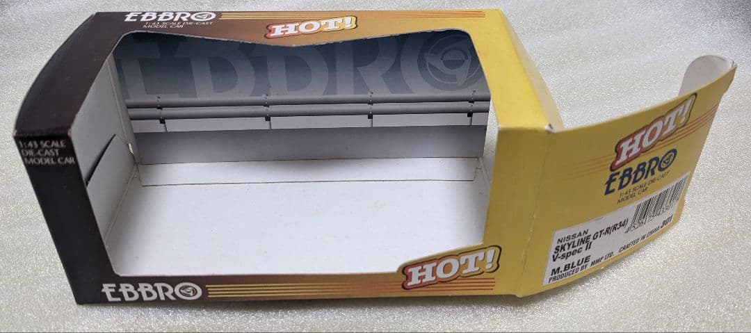 EBBRO 日産 SKYLINE GT-R（R34）Ｖ-spec Ⅱ 1/43