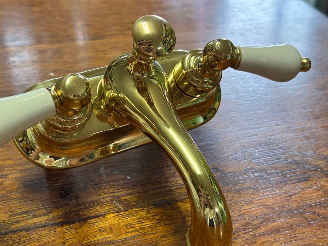 真鍮製　混合水栓　ヤスダプロモーション　YASUDA