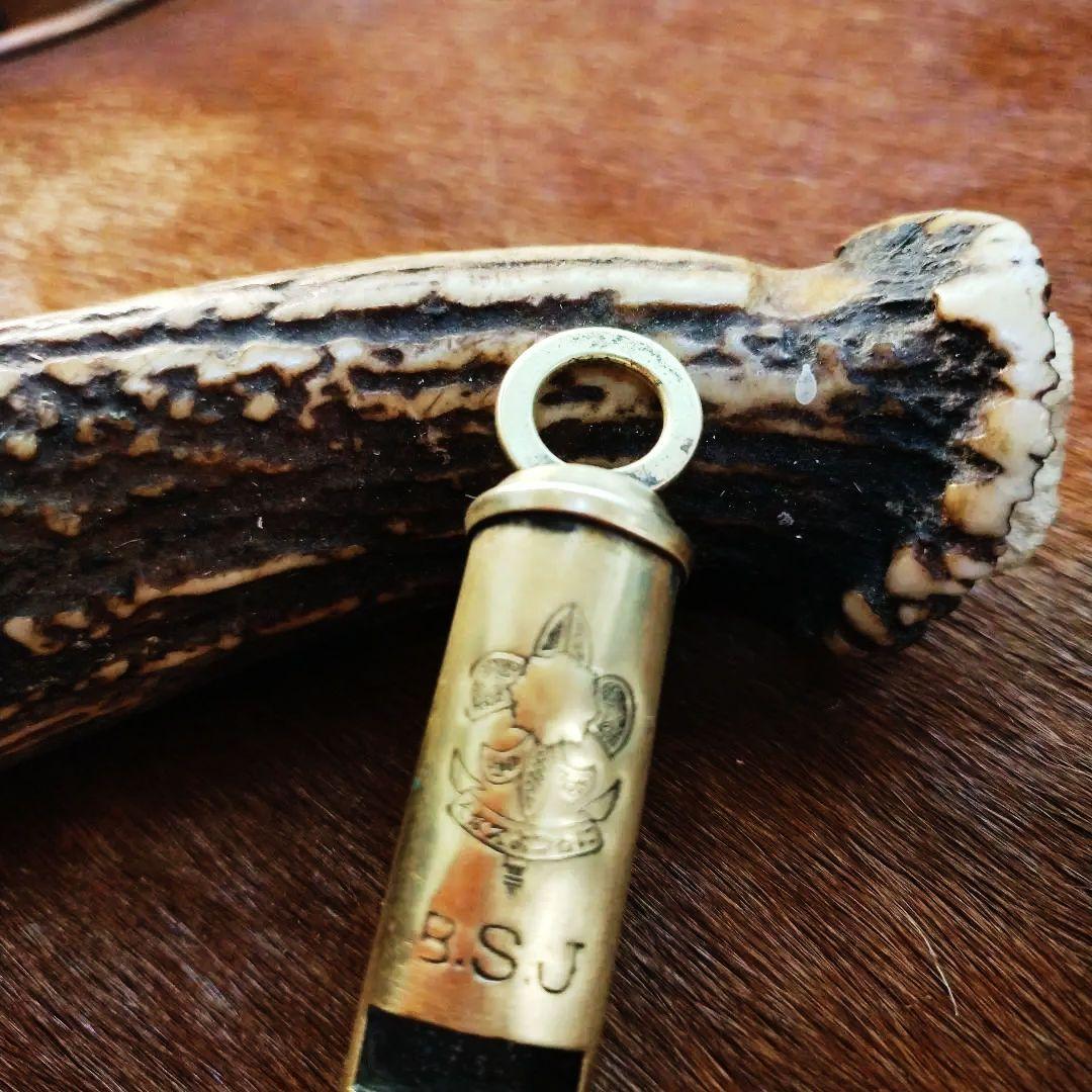 ボーイスカウトジャパン　ヴィンテージブラス ホイッスル（ポリス ホイッスル）