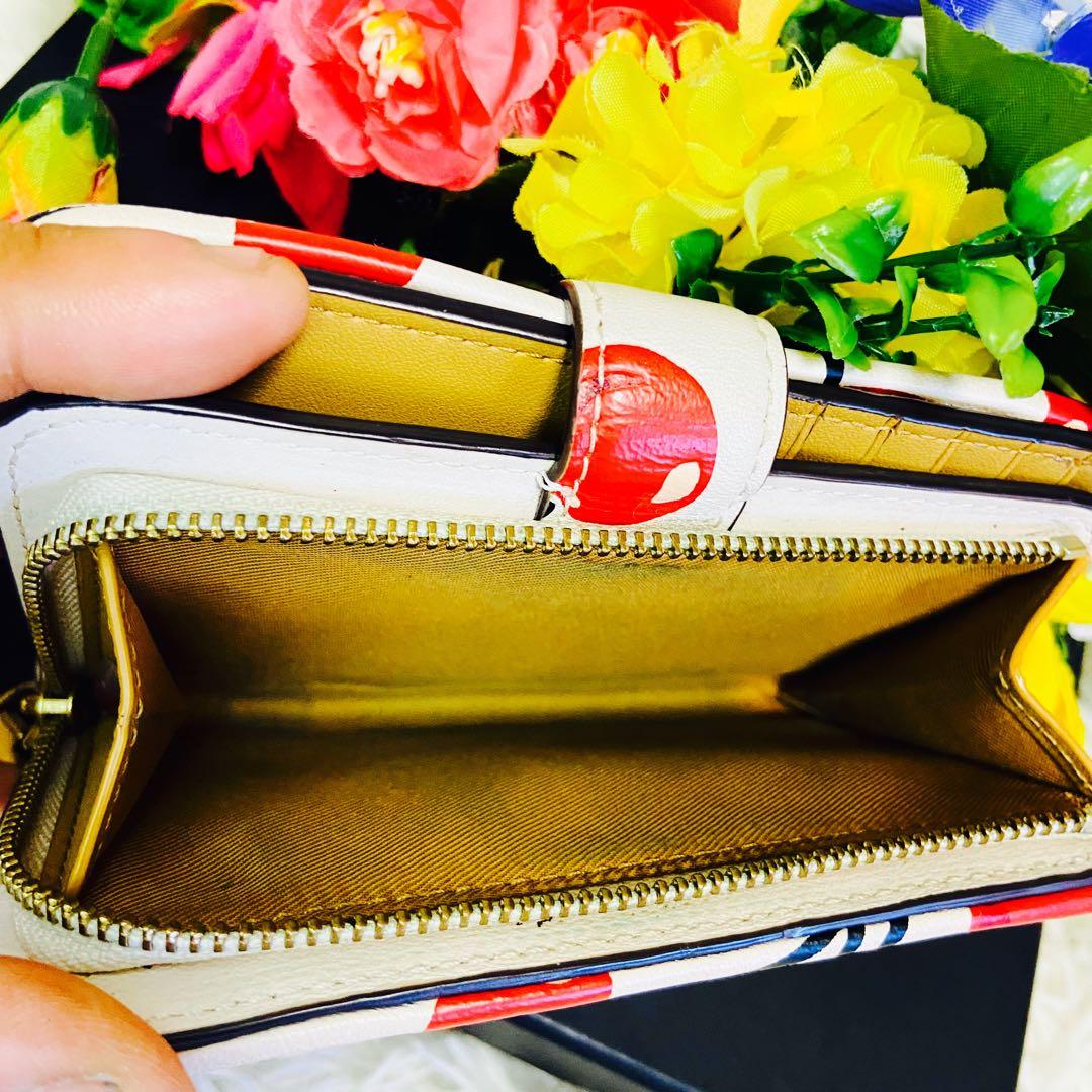 COACH✨コーチ✨財布✨チェリー✨タビー✨ウォレット✨ラメ✨さくらんぼ✨本革