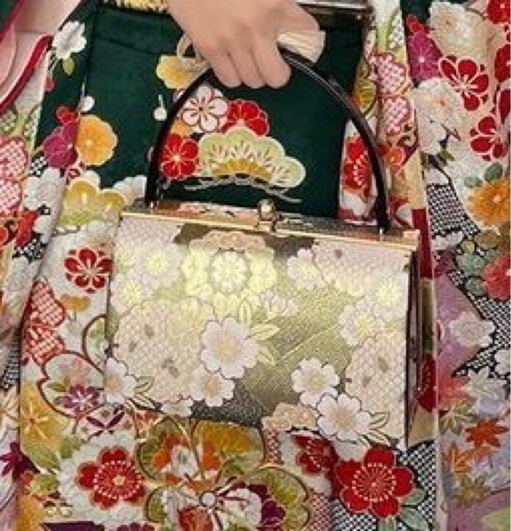 【京都きもの友禅】振袖 緑 成人式 フルセット 正絹