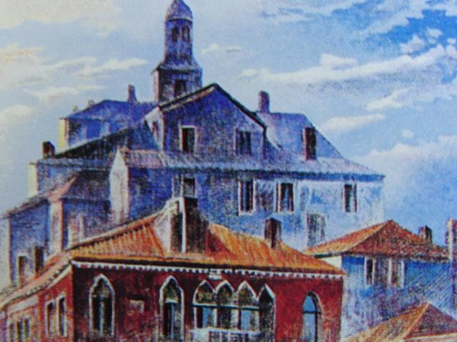 熊本正義、『カナールと赤い壁の館』、希少な画集より、新品高級額