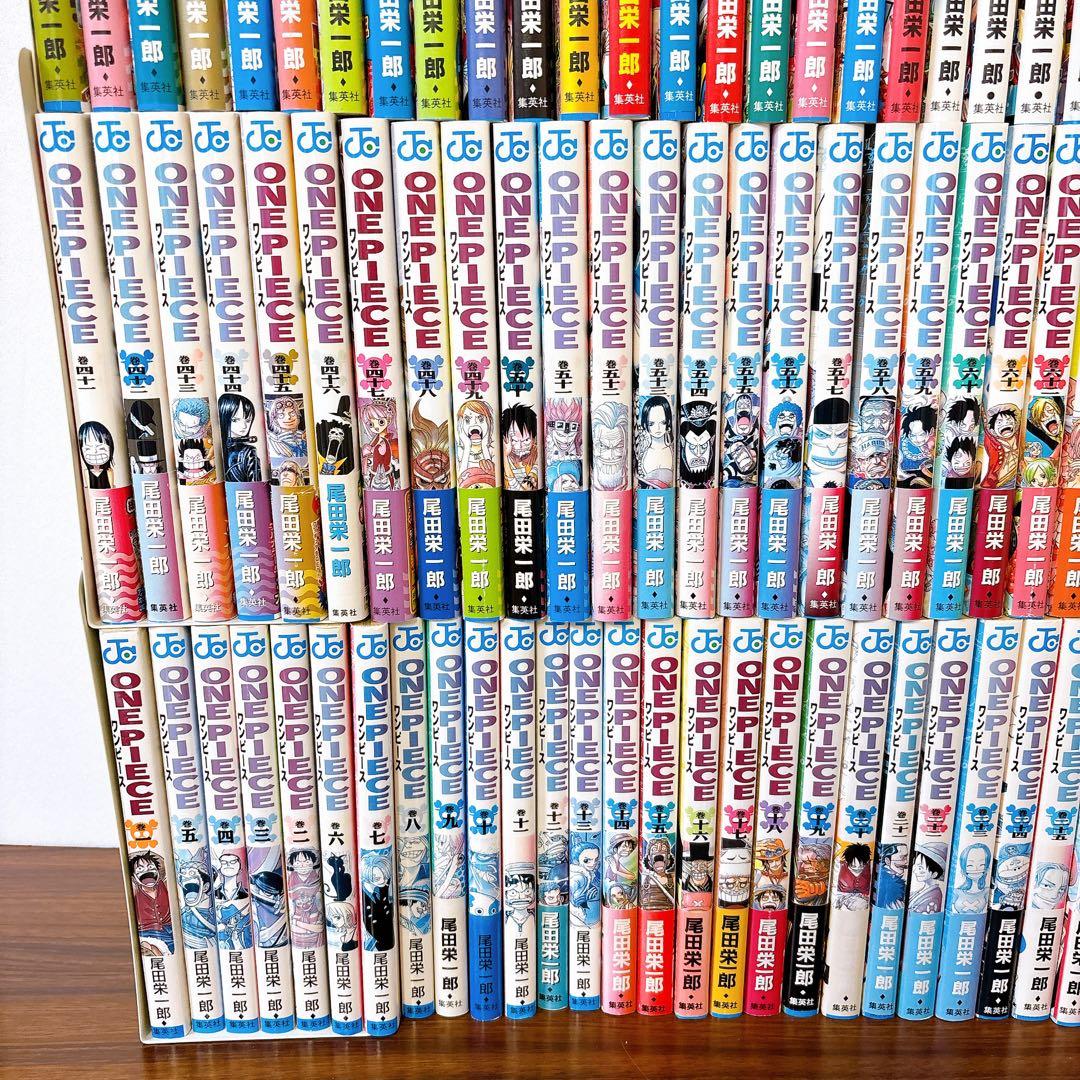 ONE PIECE ワンピース 尾田栄一郎　1-108巻　2巻以降　初版　帯付き