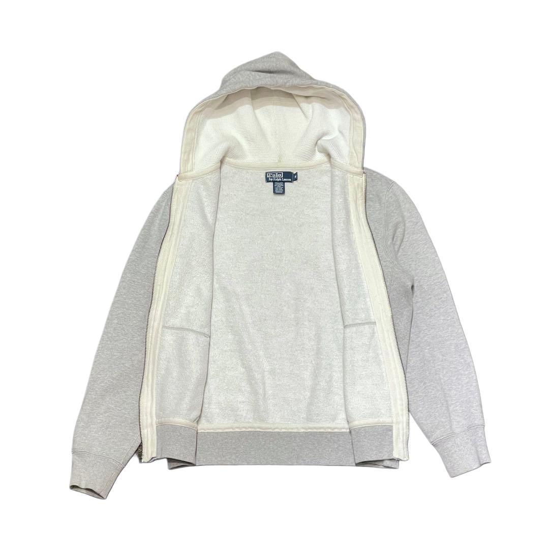 【M】90s ポロ・ラルフローレン スウェット ジップ パーカー フーディー