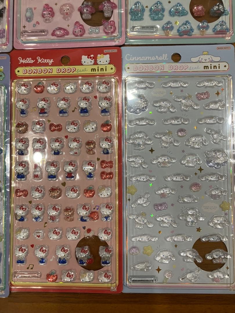正規品　ボンボンドロップシール　ミニ　サンリオ8種　コンプリート