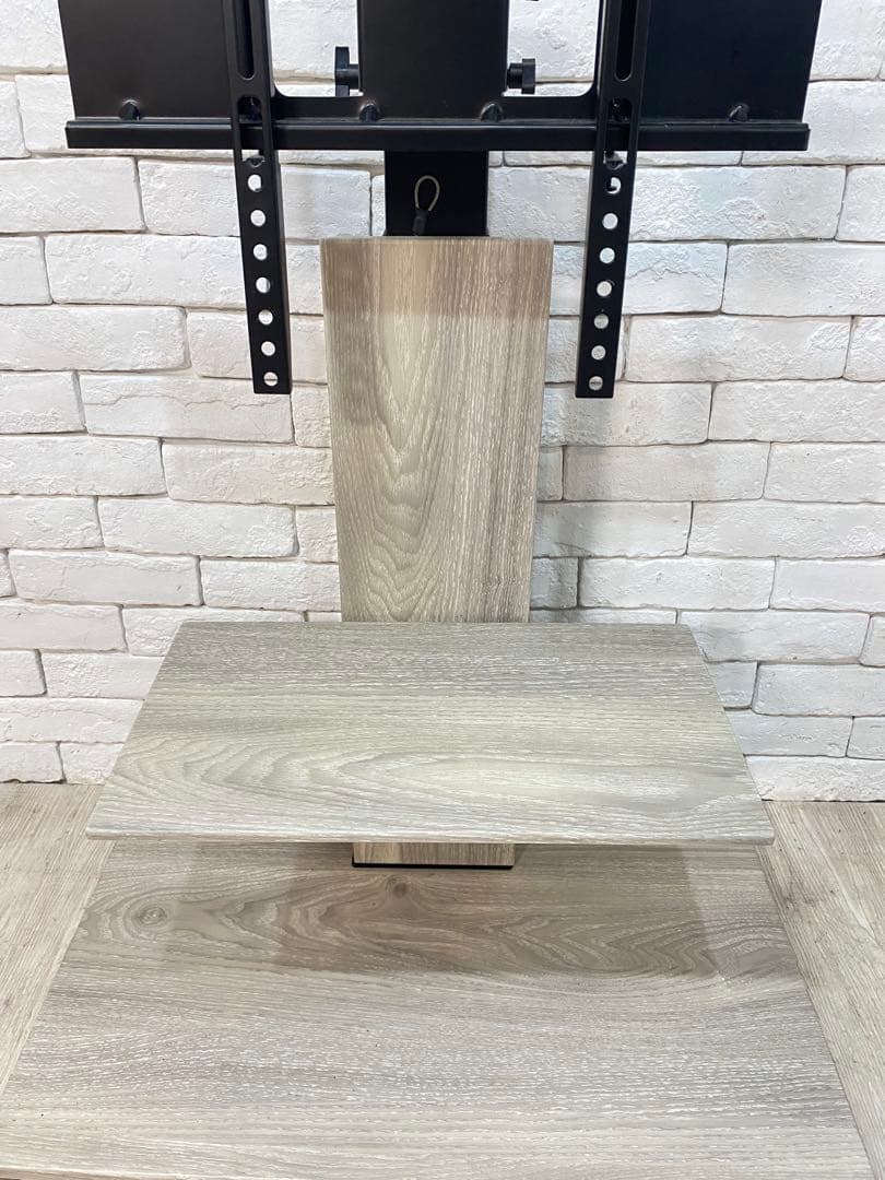 【東京都内23区配送無料】テレビ　スタンド 台　壁掛け　昇降　白　取り付け無料