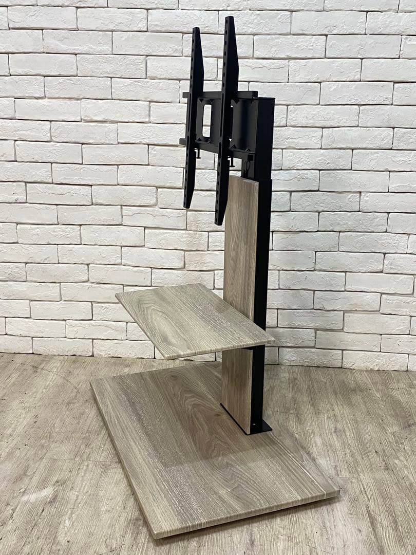 【東京都内23区配送無料】テレビ　スタンド 台　壁掛け　昇降　白　取り付け無料