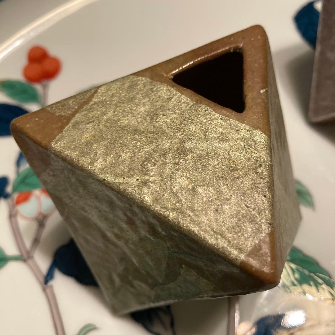 一輪挿しペア　12年前に買いました。焼きが美しいです。素朴で置き方に工夫できます