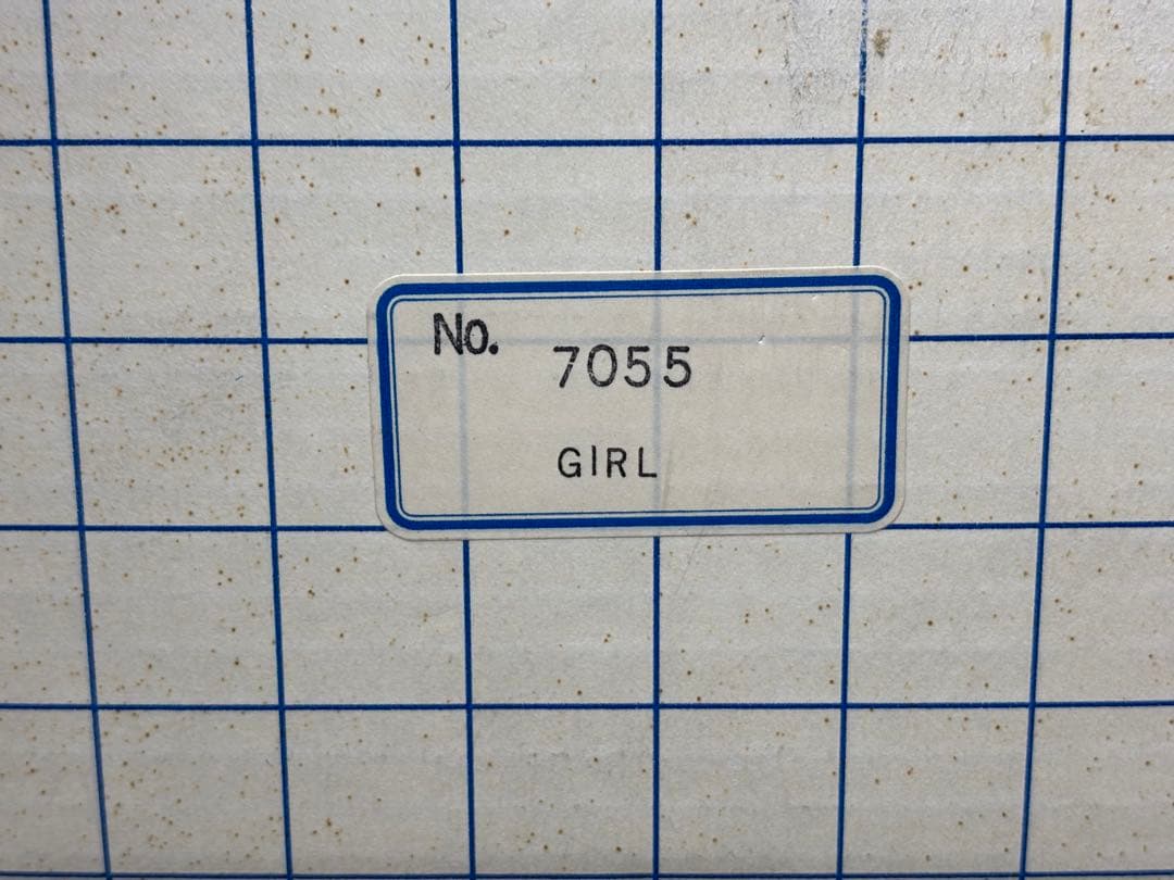 未使用 テーブルランプ GIRL 愛新陶器 昭和レトロ 電気スタンド