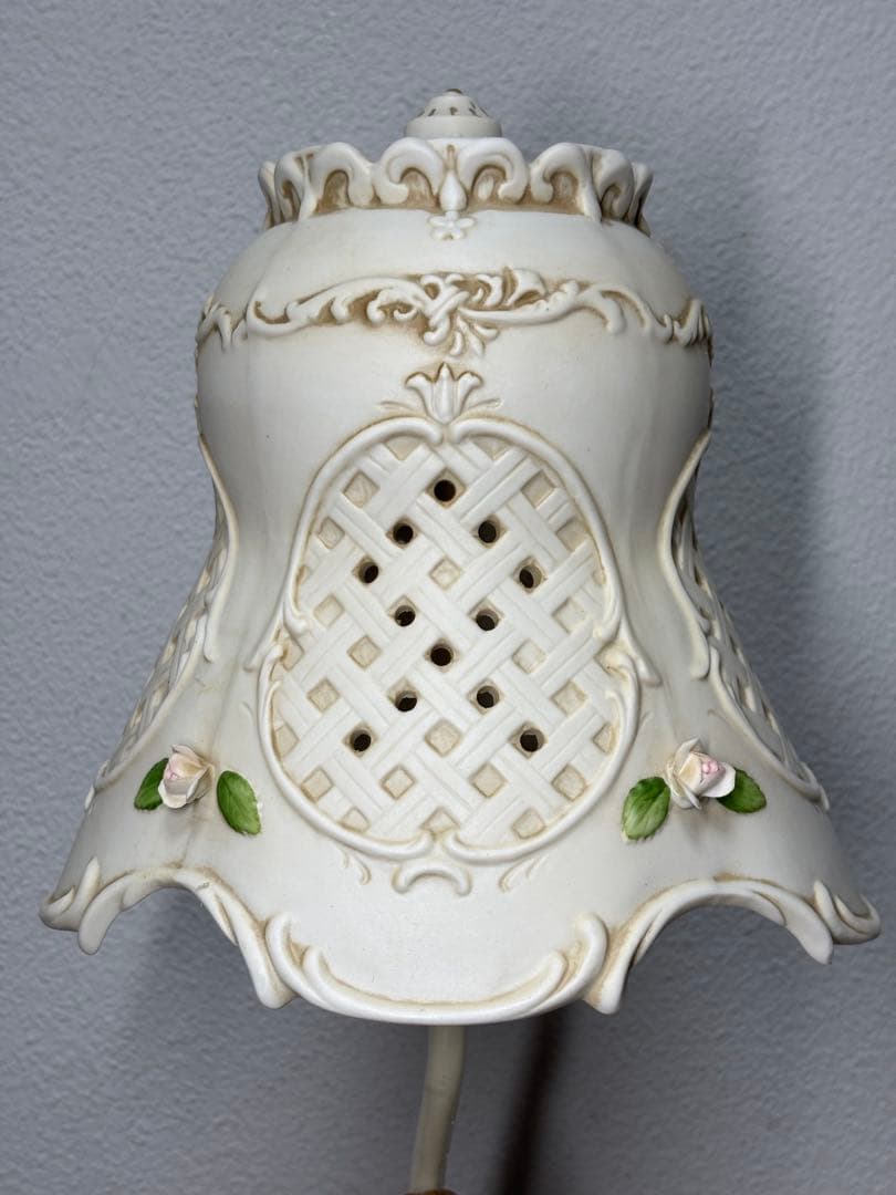 未使用 テーブルランプ GIRL 愛新陶器 昭和レトロ 電気スタンド