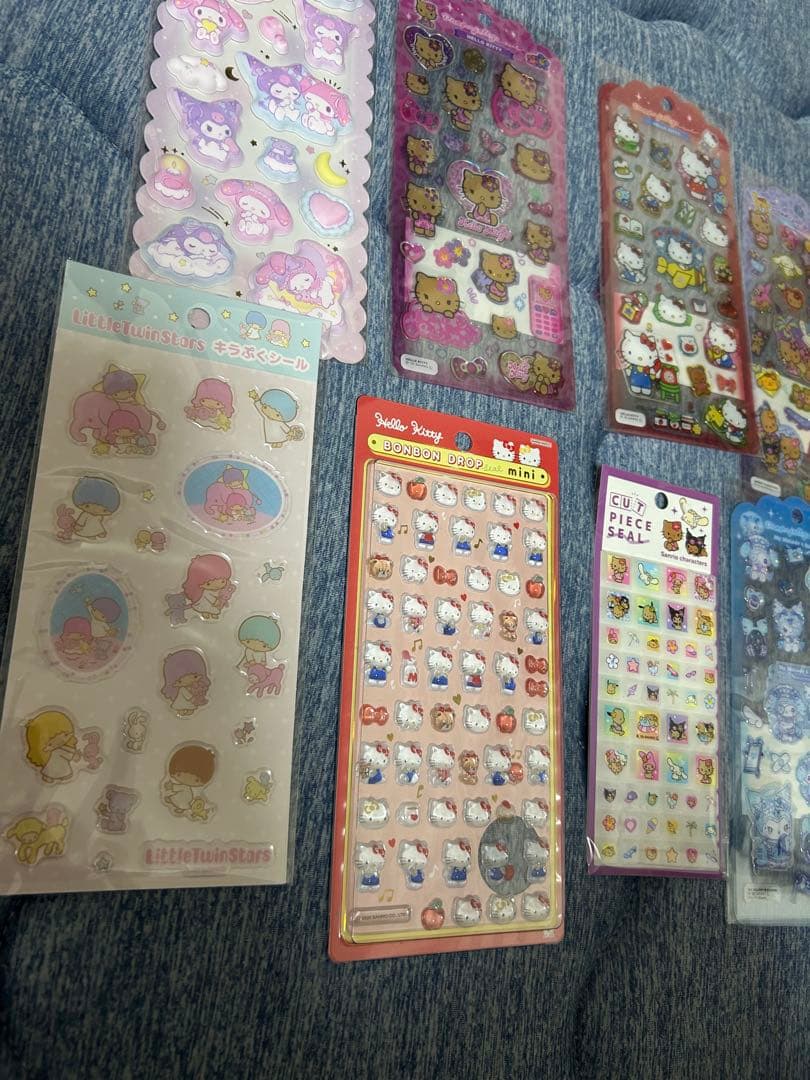 サンリオ ボンボンドロップシール など 9枚 まとめ売り タイルシールあり正規品