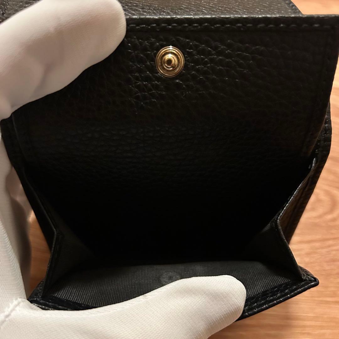 ［未使用・半額・付属品完備］ GUCCI SOHO 3つ折り財布 GGロゴ