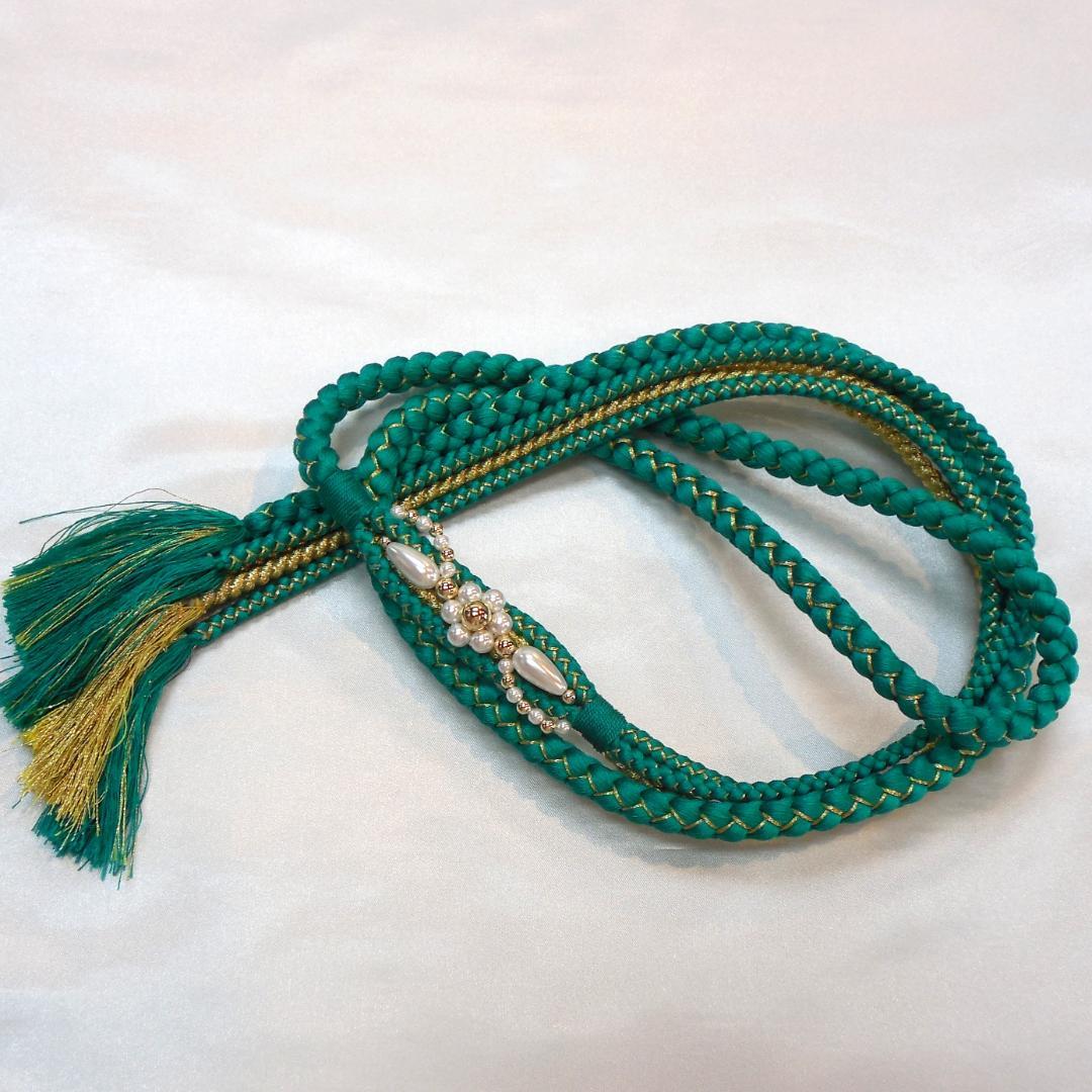 美品★振袖フルセット　振袖　正絹　成人式　Mサイズ　ブルー　青　花柄　バラ