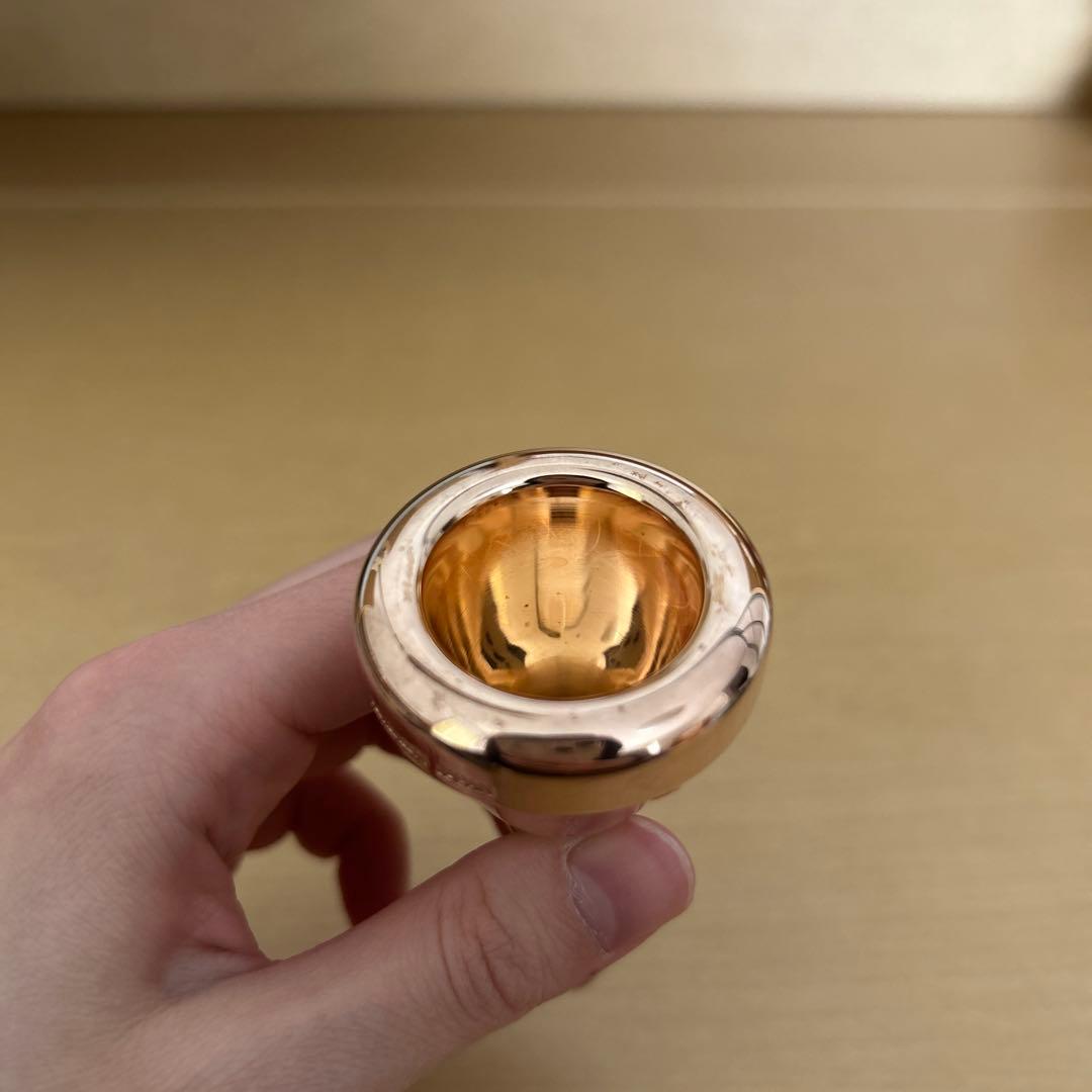 美品！willie's ピンクゴールドメッキ　トロンボーンマウスピース