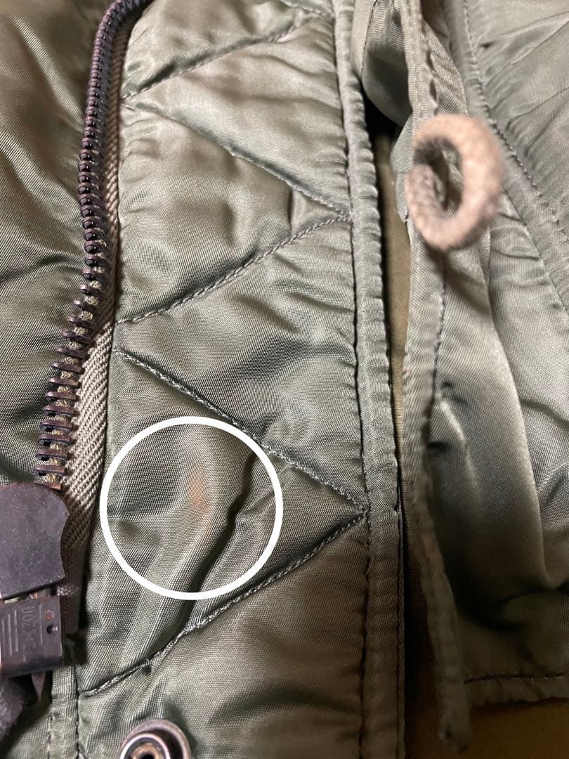 米軍　N-3B USAF 1511 MIL-J-6279G フライトジャケット