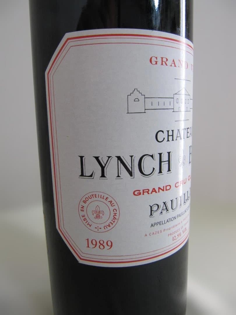 シャトー　ランシュ　バージュ 1989 年　赤ワイン