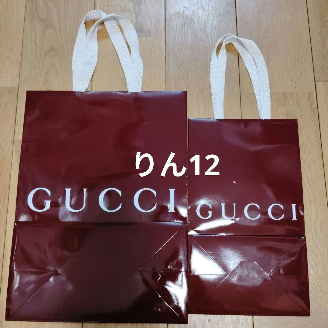紙袋　ショッパー　エコバッグ　ギフト　手提げ袋　プレゼント　GUCCI　グッチ
