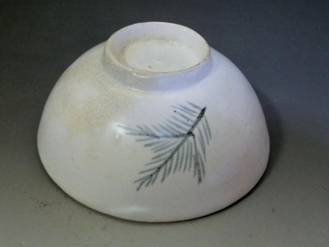 酒器■古伊万里 ぐい呑み 猪口 唐草紋 松竹 初期伊万里 江戸期 時代物 骨董■