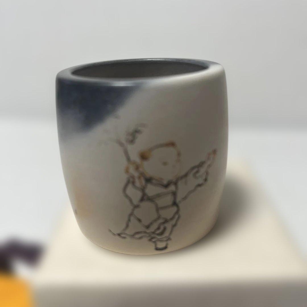 山崎元洋　雲華焼　唐子　蓋置